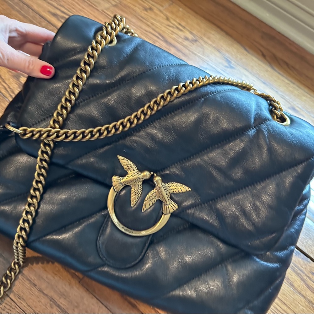 Beautiful Maxi Puff Quilt Pinko like new bag